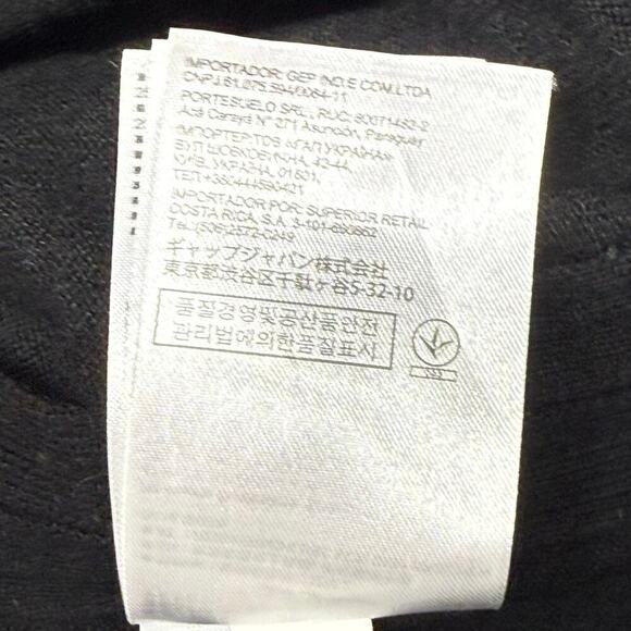 Banana Republic | Boat Neck Zipper Sides Long Sleeve | Black | Small - Picture 16 of 16